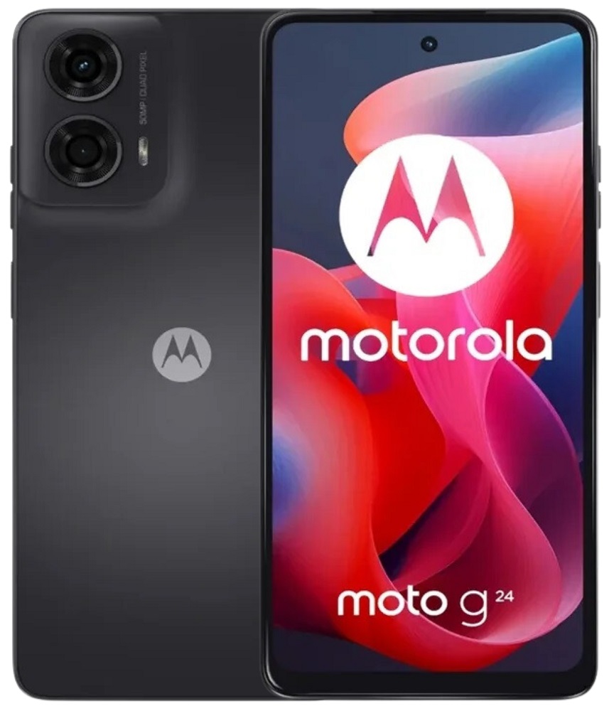 CELULAR MOTOROLA G24 XT2423-2 DUAL 128GB/8GB RAM MATTE CHARCOAL